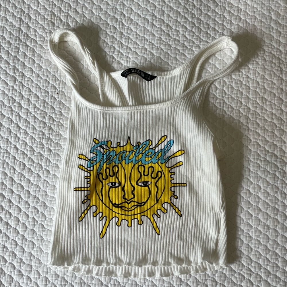 Y2K Ribbed Tank Top